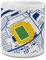GroundDesigns Leeds United Tasse Elland Road Fußball Geschenkkarte