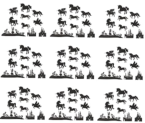 STOBOK 180pcs DIY Cards Lantern Jar Decor Fairy First Birthday Decorations Creative Card for Boys and Girls