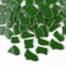 Piastrelle Irregolari in Ceramica per Mosaico, 500 g, 2-4 cm, Pietre per Fai Da Te, Artigianato, Hobby, Arte, Decorazione Da Parete Della Casa (Verde)