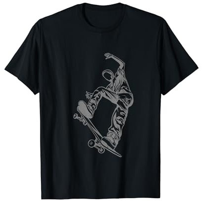 Skater Skateboard Skateboarder Outfit Motiv Damen Herren T-Shirt