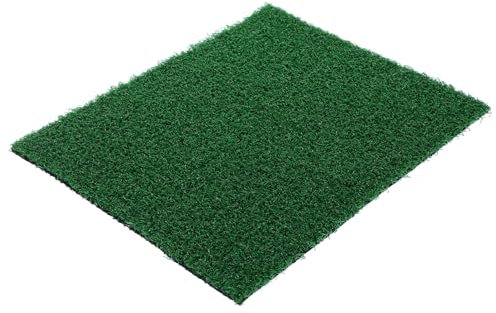 PRETYZOOM 2pièces Plateforme De Bain pour Tortues Gazon Synthétique Décoration De Jardin Et Aquarium Tapis De Simulation Résistant Et