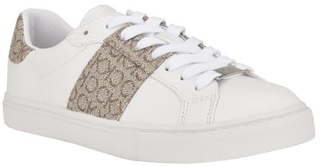 Calvin Klein Damen Gwena Sneaker, Whilte Logo Multi 142, 39 EU
