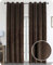 BEAUTEX Samt Vorhang Ösen Verdunkelung Gardine Velvet Blickdicht, 300x245 cm (Breite 300 cm, Höhe 245 cm, Braun)