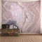 CEVAN Wandteppich Industrial Wandtuch Groß Marmormuster Deko Wandbehang Wandtuch Lang Kunst Dekorationen Decke Wandbehang Stoff Rosa 300x250cm