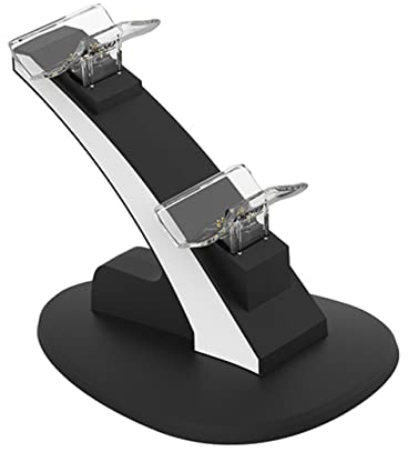 Homoyoyo Ladestation Für Gamepad Dual-charging Dock Mit -anzeige Usb- Stabiler Halterung Installieren Geeignet Für Spieleabende Und Wohnzimmer