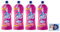 4x Ace Candeggina Più +Denso Armonie Floreali - igienizza superfici e bucato in profondità - Bottiglia Squeeze 1Lt + 1 Confezione di Talco Felce Azzurra in omaggio, Busta da 100g