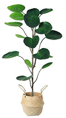 Artificial Bonsai The Simulation Money Pocket Potted Plant With Good Stability, The Artificial Tree That is Not Easy to Fall, Two Kinds of Flowerpot Bases are Optiona. Fake Plants Decor(B)