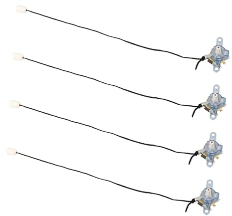 Homoyoyo 4stücke Deckenventilator Schalter Universeller Zugschalter Für Ventilatoren Geschwindigkeitsregelung Geeignet Für Tischventilatoren Wandventilatoren Langlebig Und Installieren