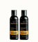 Kit Alisado Brasileño Orgánico Profesional Premium - Reconstructor, Nutritivo e Hidratante - Protección Térmica - Larga Duración - Sin Formol - Alisado Keratina Amazonian Liss Exotic Gold (125ml)