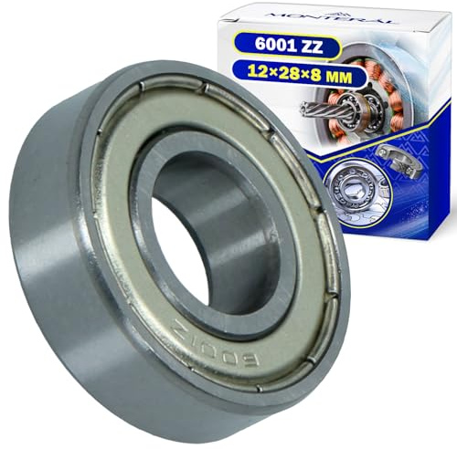 1 Stück Kugellager 6001 ZZ für den Motor mit Größe 12x28x8 mm - MONTERAL