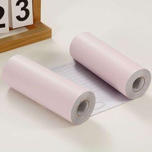 Dostear Frises Papier Peint Rose Clair 45cm X 500cm Moulure Murale Autocollant Murals Adhesif Murale Plinthe Adhesive PVC