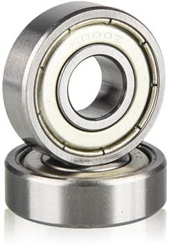 4x 6000ZZ Kugellager 10x26x8mm Rillenkugellager aus Präzisions Chromstahl | Doppelt geschirmte Miniatur Lager, hohe Belastbarkeit, ideal für Inline Skates, Roller Board, langlebige Industriemaschine