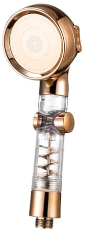 Operitacx Pommeau de Bain à Main Réglable 3 Modes Pommeau de Bain Pression Matériau Solide Facile à Installer 1