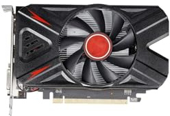 HUANGWUZ 4GB GDDR5 Graphics Card, 128-bit, DVI-D, Low Noise, Efficient Cooling, 1183MHz Core