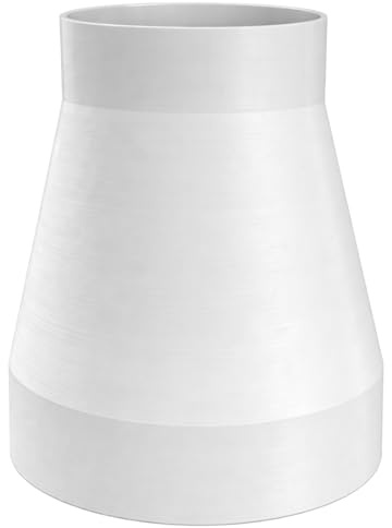 MKK Reduzierstück Reduzierung Lüftungsrohr Adapter Rohrreduzierung Rohr Reduktion Strömungsoptimiert (Ø 100-75 mm)
