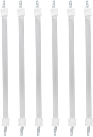 SOESFOUFU Quarz Heizstab 6er Set 300–400 W 16cm Hochtemperatur Heizrohr mit einfacher Montage Für Elektroheizungen im Wohn und Arbeitsbereich