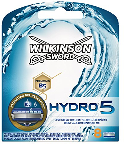 Wilkinson Sword Hydro 5 Rasierklingen für Herren Rasierer, 8 Stück
