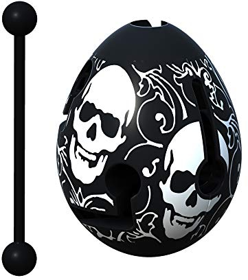 Smart Egg Skull: 3D Labyrinth Puzzle und Lernspielzeug für Kinder, Niveau 9 (leicht) in Einer Brainteaser Serie - Herausforderung und Spaß beim Lösen des Labyrinths im Ei