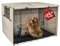 Explore Land Abdeckung für Hundekäfig, 61 cm, strapazierfähiges Polyester, universelle Passform für Hundekäfige aus Draht, Hellbraun