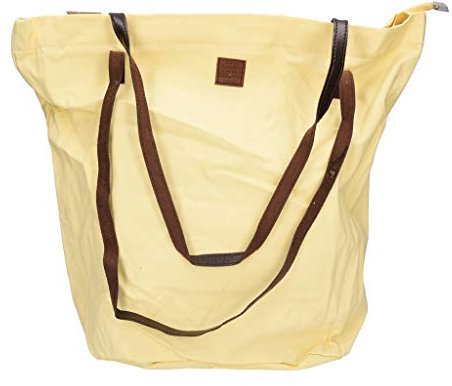 Antonio Lady Edition - Sportbeutel Gymbag Turnbeutel Shopper Einkauftasche Umhängetasche (Shopping Bag Canvas, Gelb)