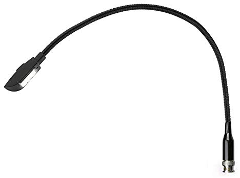 Infitronic IN6LED1BNC - 6 LED BNC Mischpultleuchte/Lichtpultleuchte/Rednerpultleuchte/Schwanenhalsleuchte (Weißes Licht)