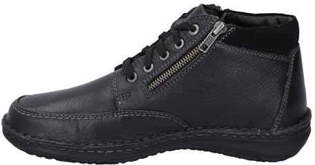 Josef Seibel Herren Winterstiefel Anvers 84,Weite K (Extra weit),Wechselfußbett,uebergangsschuhe,Winterboots,warm,Boots,schwarz,44 EU