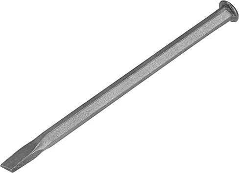sourcing map Masonry Chisel for Rock 11.8 Flat Carving Head Sand Blasting Medium Carbon Steel for Carving Stone Breaking Concrete