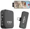 SYNCO Microphone Smartphone sans Fil, G1T (Type-C) 2.4GHz Micro Cravate Wireless avec 1*Émetteur & 1*Récepteur pour Phone Android & Appareils Type-C, Vlog, Microphone-Cravate-Smartphone-sans-Fil