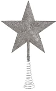 Tannenbaumspitze Christbaumspitze Weihnachtsbaumspitze Weihnachten Weihnachtsdeko Baumspitze Glitzer Gold (Modell 2)
