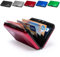 ANTEVIA - Porte Carte bancaire Rigide Anti piratage RFID en Aluminium | Plus DE 20 MODÈLES | Fidélité Crédit Homme Femme | Couleur: Rouge (Rainol Rouge)