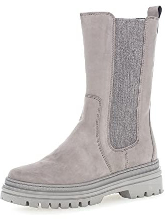 Gabor Damen Chelsea Boots, Frauen Stiefeletten,Wechselfußbett,Best Fitting,Schlupfstiefel,Winterstiefeletten,Stiefel,Fango (fumo),37.5 EU / 4.5 UK