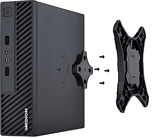 MEDION S23005 Mini PC (Intel Core i5-1135G7, 512GB SSD, 8GB DDR4 RAM, WLAN, USB 3.2, VESA Halterung, Win 11 Home)