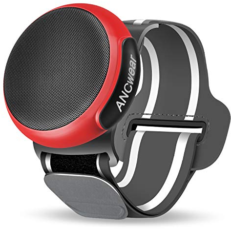 Tragbarer Bluetooth-Lautsprecher, Kabelloser Handgelenkslautsprecher für Laufen, Lautsprecheruhr mit Mikrofon, Weißes Rauschgerät (17 Klänge), Wasserfest, Lautsprecher für Wandern und Outdoor-Sport