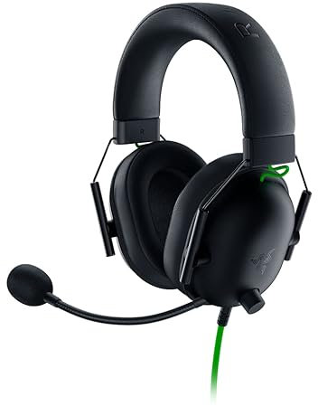 Razer BlackShark V2 X USB Gaming Headset, Wired USB TYPE-A Connection, 7.1 Surround Sound, TriForce 50 mm Driver, Unidirectional Microphone, Noise Canceling, High Sound Isolation Earcups, Black Shark,