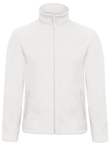 Niscioma Felpa Zip Intera Uomo - Maglia Tuta Felpata Invernale Maglie Senza Cappuccio Tinta Unita, Felpe da Lavoro Micropile Poliestere, Modello Basic Man