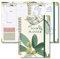 BIROYAL Tagesplaner undatiert, Notizbuch mit To Do Liste Terminplaner Spiralblock 120 Seiten/60 Blatt 148x210mm Notizblöcke Hard Cover Tagesplanung, für Büro Schule Organizer, Englische Version