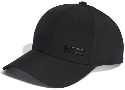 adidas Unisex - Adulto Metal Badge Lightweight Baseball cap, Black, L