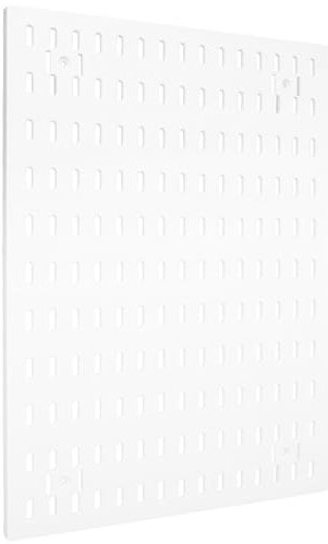 Healeved Großes Wandmontage Pegboard Organizer System Perforierte Stecktafel Für Kreative Aufbewahrung Für Werkstatt Küche Büro Und Garagen Inklusive Wandhalterungen Und Vielseitigen