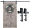 SMARTSTANDARD 8.2 FT Barn Door Hardware Kit -Sliding Barn Door Track - Smooth and Quiet - Easy to Install - includes Step-by-Step Installation Instructions - Fits 48 Wide Door Panel (J Shape Hanger)