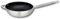 Elo 5166826 Poêle wok 28 cm, Poele inox, Poele aluminium, Poêl anti-adhésive28 cm, Poêle de cuisine, Convient à tout type de feux, Aluminium, acier inoxydable, Gris, Noir, 28 cm