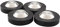 4Pieces 39x13mm Speaker Spikes Base Mat Stainless Steel Isolation Stand Turntable Amplifier Chassis Cone Stand Feet Base Isolation Feet Improve Sound