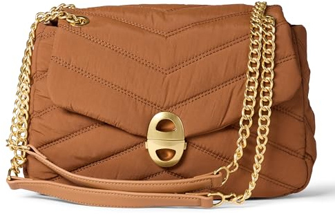 Amazon Essentials Damen Weiche, Gesteppte Tasche mit Klappe