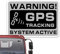 Adesivi per tracciamento GPS, adesivi per di tracciamento, adesivi GPS, 10 pezzi, adesivi di avvertimento per auto, adesivi di sicurezza antifurto, impermeabili, per auto