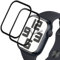 Supershieldz Panzer Schutz Glas für Apple Watch Series 6/5/4/SE 44mm, Anti-Kratzen Panzerfolie, 9H Härte Schutzfolie, HD Klar Displayschutz, 3D-Vollständige, Anti-Bläschen - 2 Stück
