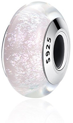 925 Sterling Silber Murano-Glas Perlen Charms für Pandora-Armbänder für Frauen und Teenager