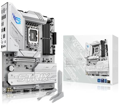 ASUS ROG Strix B860-A Gaming WiFi Mainboard Sockel Intel LGA 1851 (Intel B860, ATX, DDR5 Speicher, PCIe 5.0, WiFi 7, 3X PCIe 4.0 M.2, Aura Sync)