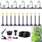 Nurtureup Garden Irrigation Drip Watering System with 360° Rotating Garden Sprayer Auto for Outdoor Plants Water-Saving Micro Irrigation Kit Misting Cooling System for Garden Potted Plants Yard