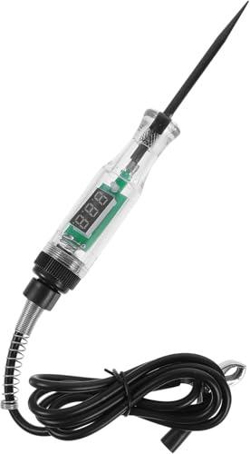 Anneome Testeur de Tension Automobile Stylo Testeur de Circuit Multifonction LED pour Diagnostic Voiture et Moto