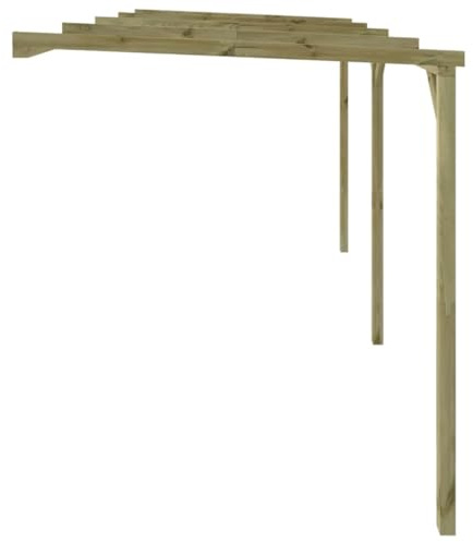 Genérico Struttura Pergolato 2x4x2,2 m in Legno,Marrone,64.8kg,41710