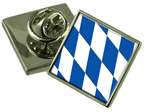 Select Gifts Freistaat Bayern Fahne Anstecknadel Abzeichen Massiv Silber 925